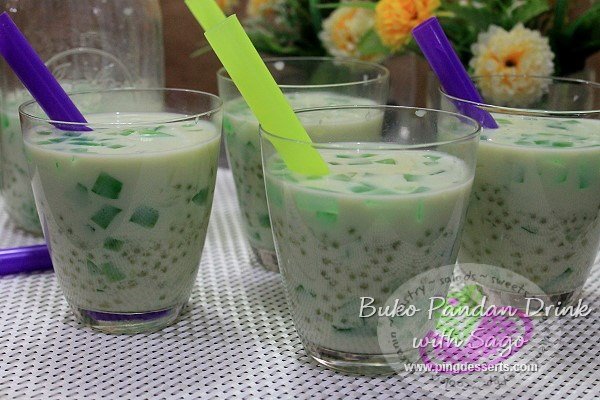 buko pandan sago drink 2