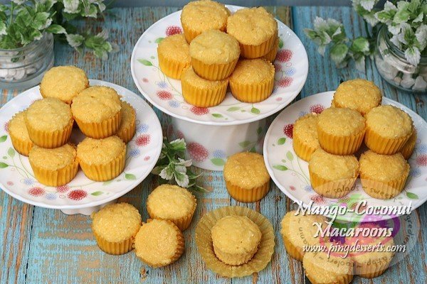 mango-coconut macaroons 1